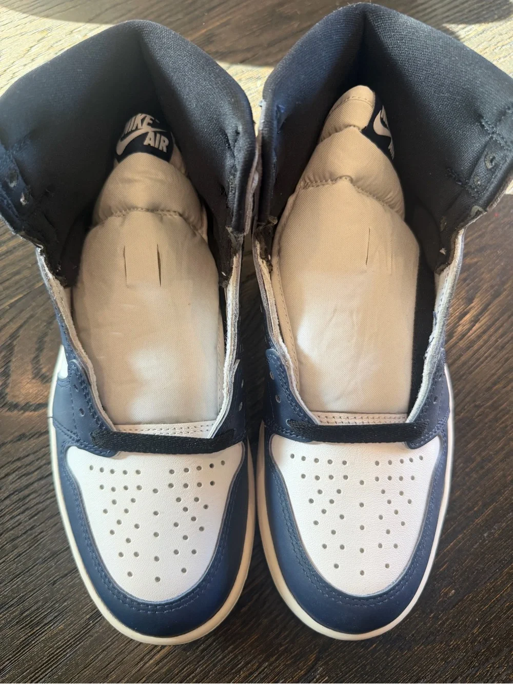 Nike Air Jordan 1 Retro Sneakers Men’s Size 6.5 Midnight Navy/ Black